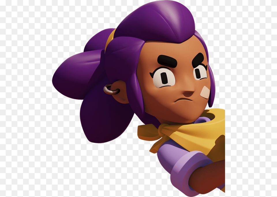 Shelly Shelly Brawl Stars, Purple, Tape, Baby, Person Free Png