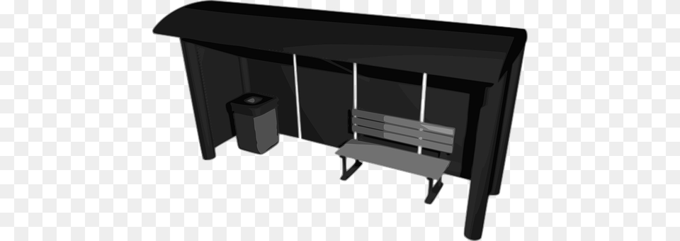 Shelter Bus Stop, Furniture, Outdoors, Sideboard Png