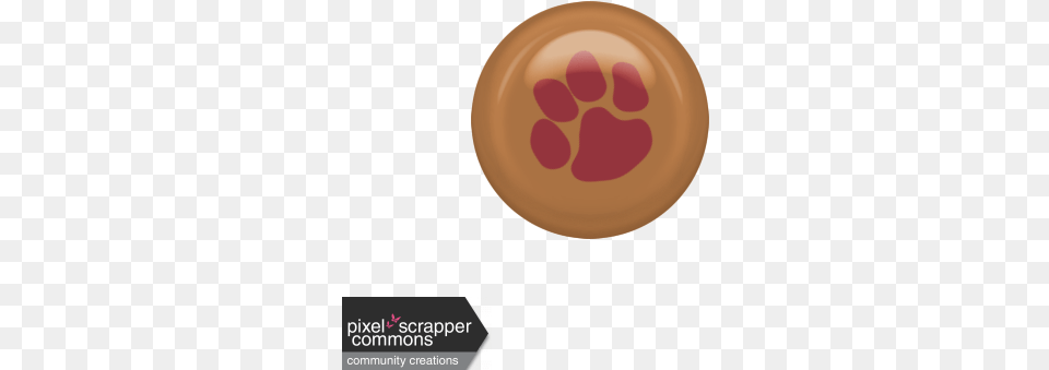 Shelter Pet Mauve Paw Print Brad Digital Scrapbooking, Face, Head, Person, Plate Free Png Download