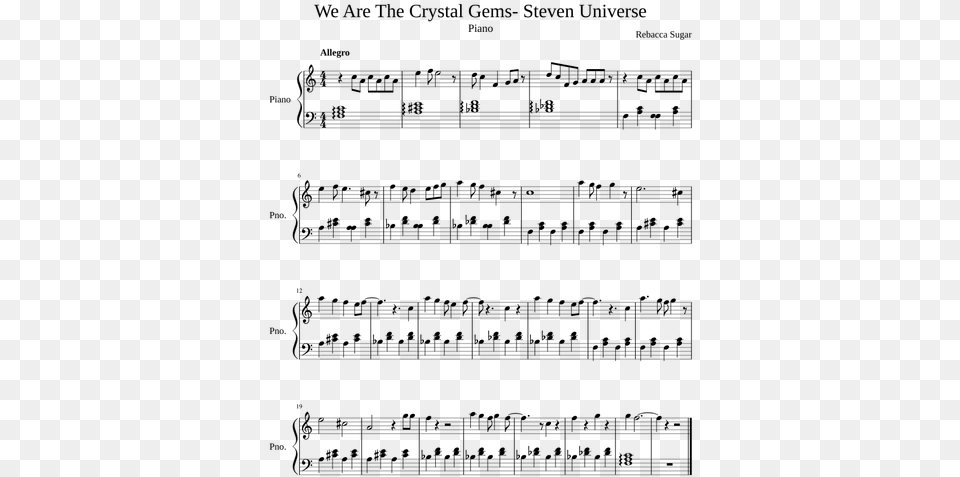 Shelter Porter Robinson Piano Sheet Music, Gray Png Image