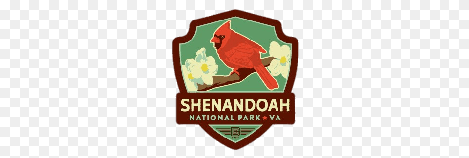 Shenandoah National Park Emblem, Animal, Bird, Cardinal, Food Png