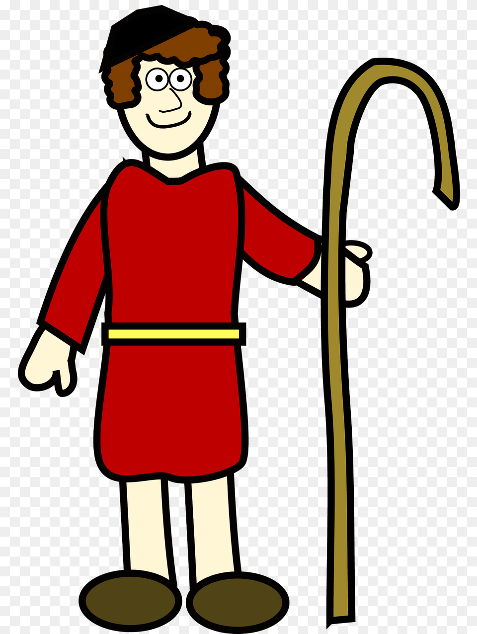 Shepherd Boy Clipart, Stick, Baby, Person, Face Free Png