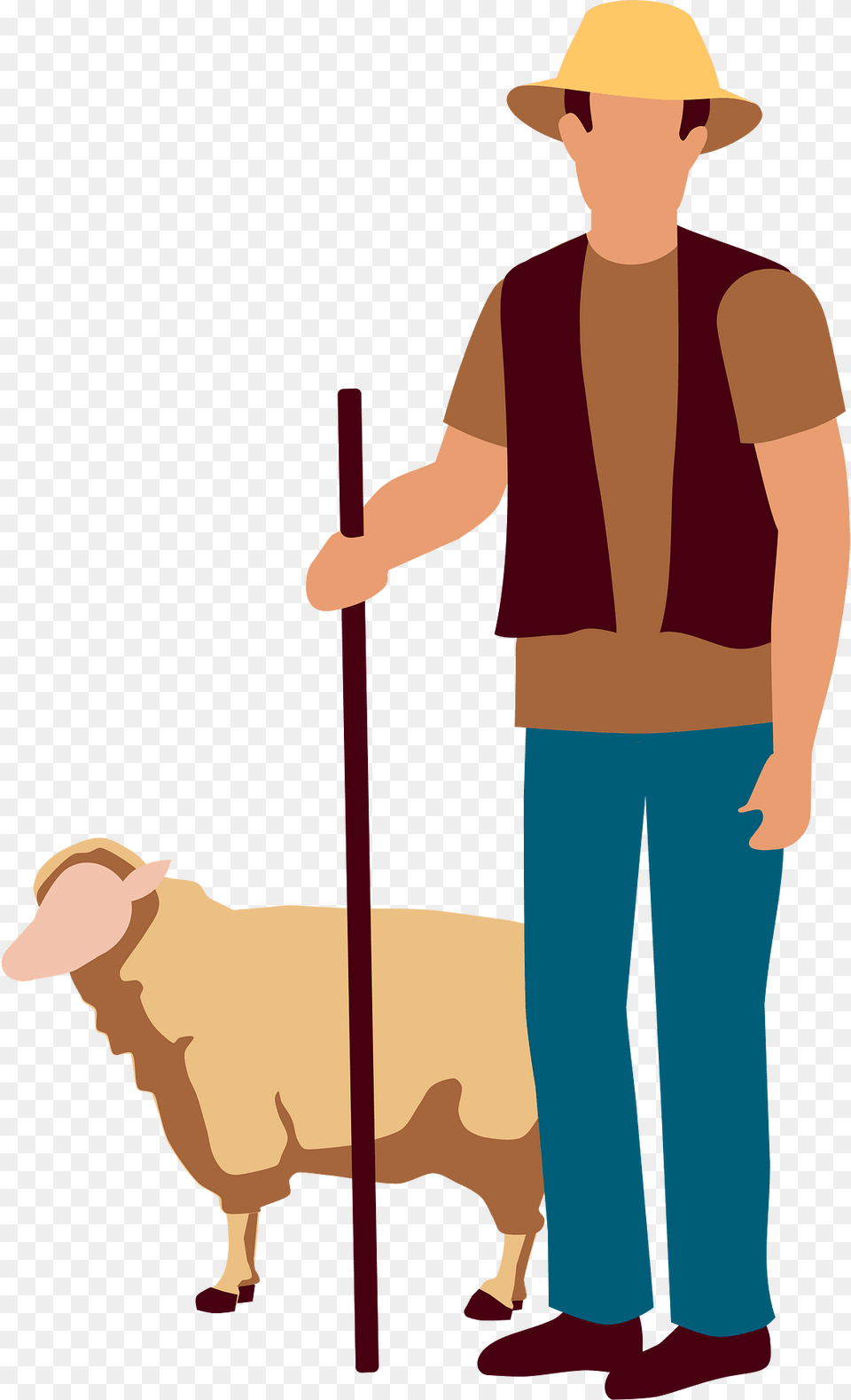 Shepherd Clipart, Adult, Person, Man, Male Png