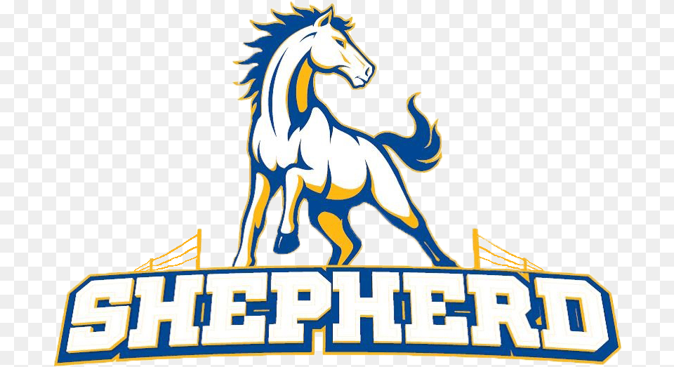 Shepherd Public Schools Shepherd High School Logo, Animal, Horse, Mammal, Colt Horse Png Image