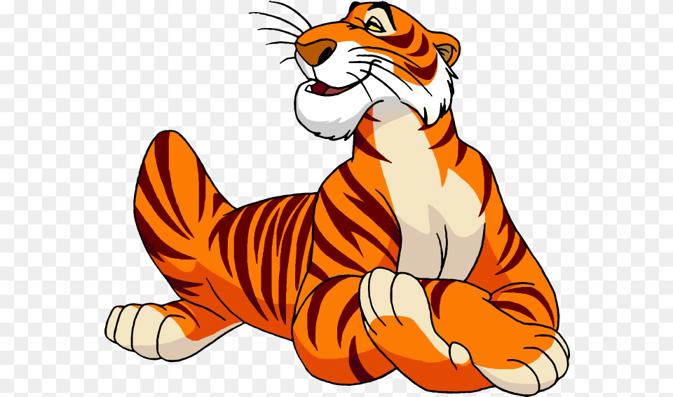 Shere Khan The Jungle Book Bagheera Tiger Cartoon Tiger The Jungle Book, Person, Animal, Wildlife, Mammal Png Image