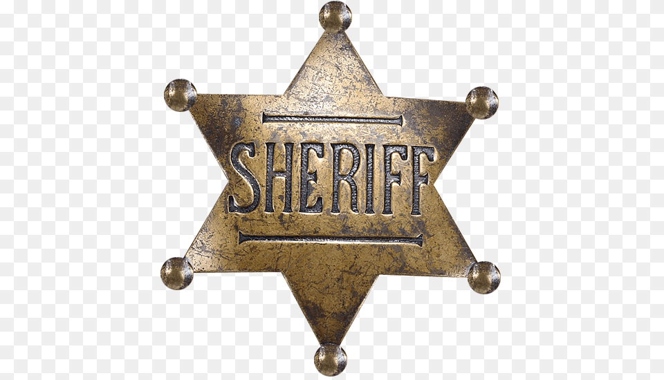 Sheriff, Badge, Logo, Symbol, Bronze Free Png