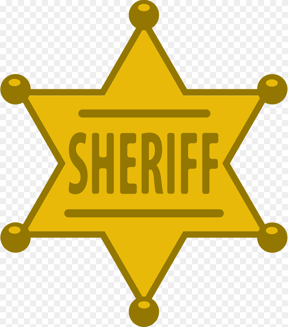 Sheriff Badge Clipart, Logo, Symbol, Device, Grass Free Png Download