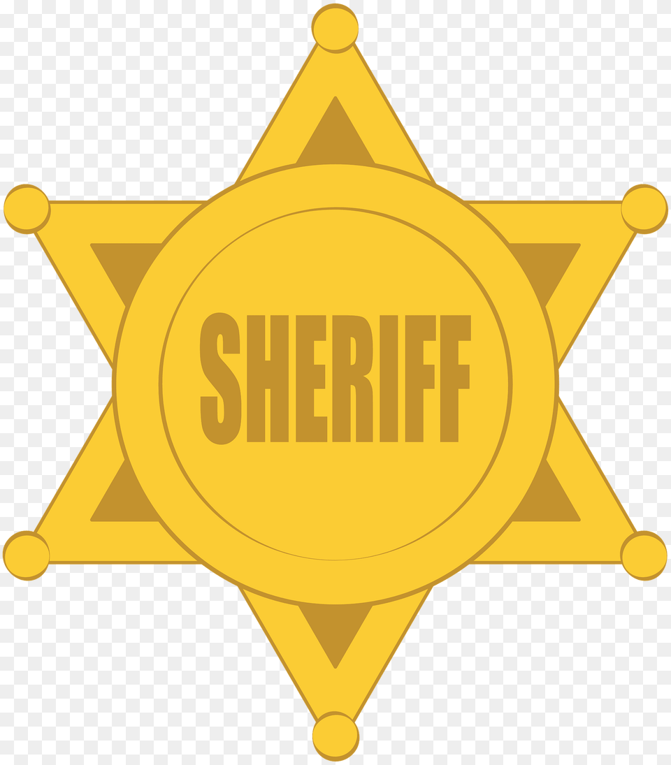 Sheriff Badge Clipart, Logo, Symbol, Bulldozer, Machine Free Transparent Png