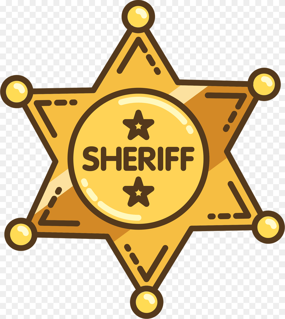 Sheriff Badge Clipart, Logo, Symbol, Device, Grass Free Png