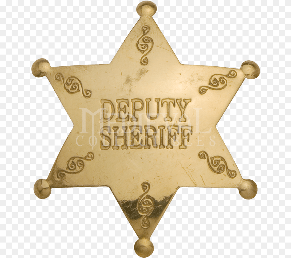 Sheriff Badge Police Officer Brass Lapel Pin Deputy Sheriff Badge Clipart, Logo, Symbol, Person Png