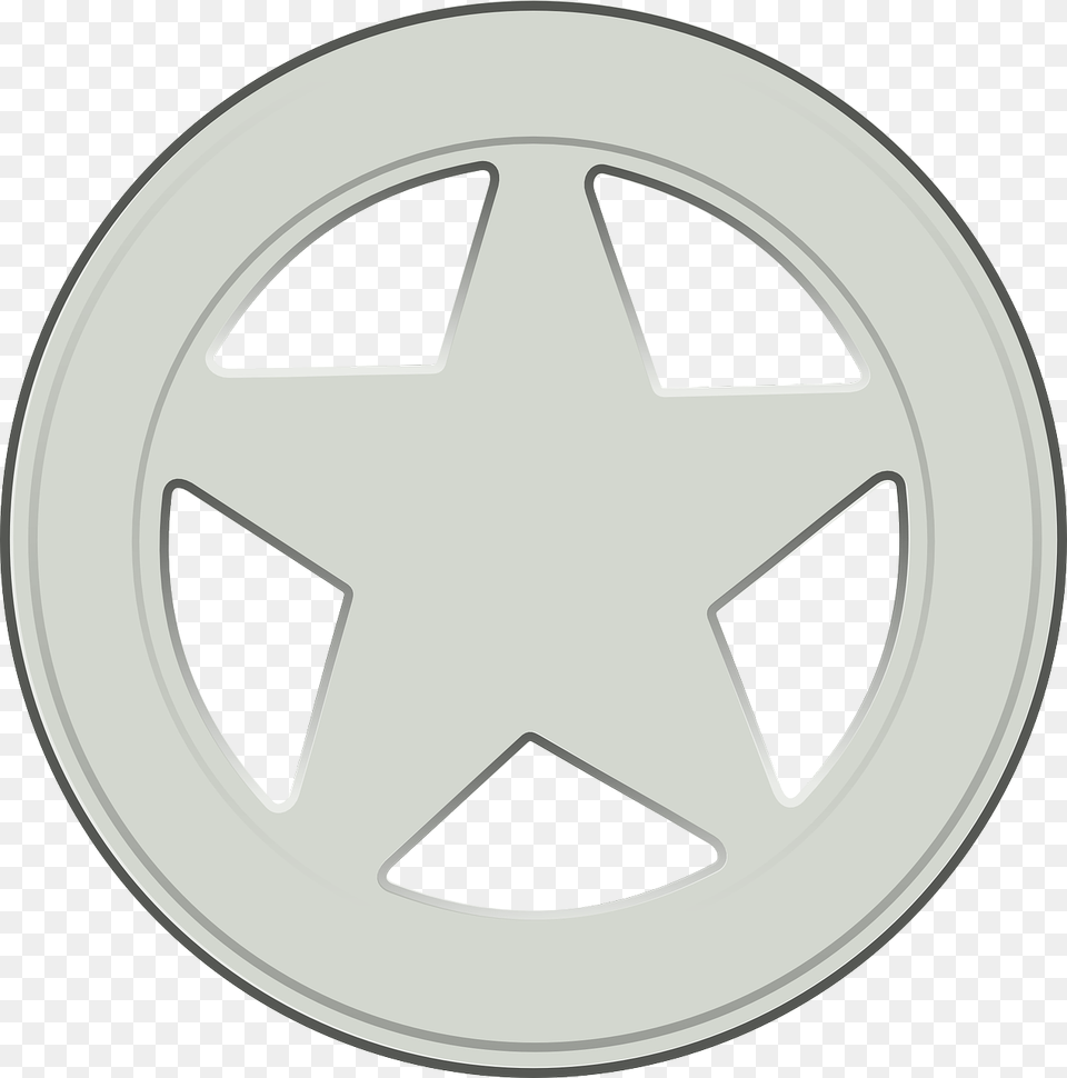 Sheriff Badge Texas Ranger Badge Clip Art, Star Symbol, Symbol, Disk Free Png Download