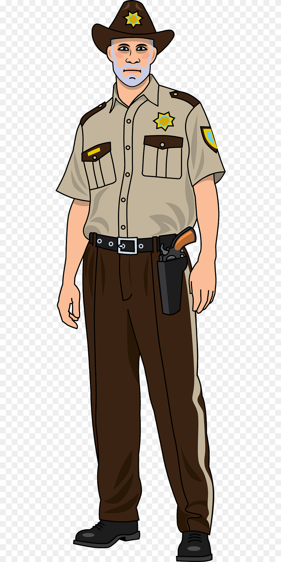 Sheriff Clipart, Adult, Person, Man, Male Free Png Download
