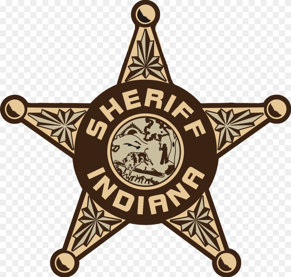 Sheriff Star Indiana Sheriff Star Vector, Badge, Logo, Symbol, Aircraft Free Png