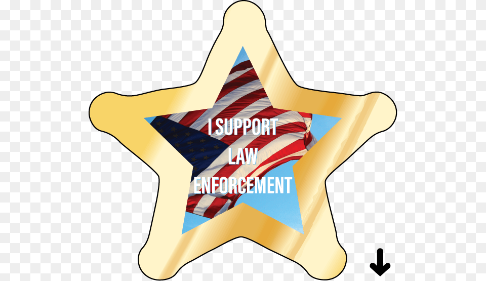 Sheriff Star Recognition Label 4cp Sheriff, Badge, Logo, Star Symbol, Symbol Free Png Download