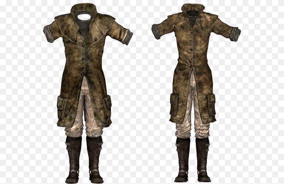 Sheriffs Duster Duster Fallout New Vegas, Adult, Clothing, Coat, Person Free Transparent Png