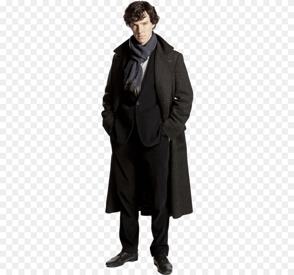 Sherlock Belstaff New Milford Coat, Clothing, Overcoat, Adult, Person Free Transparent Png
