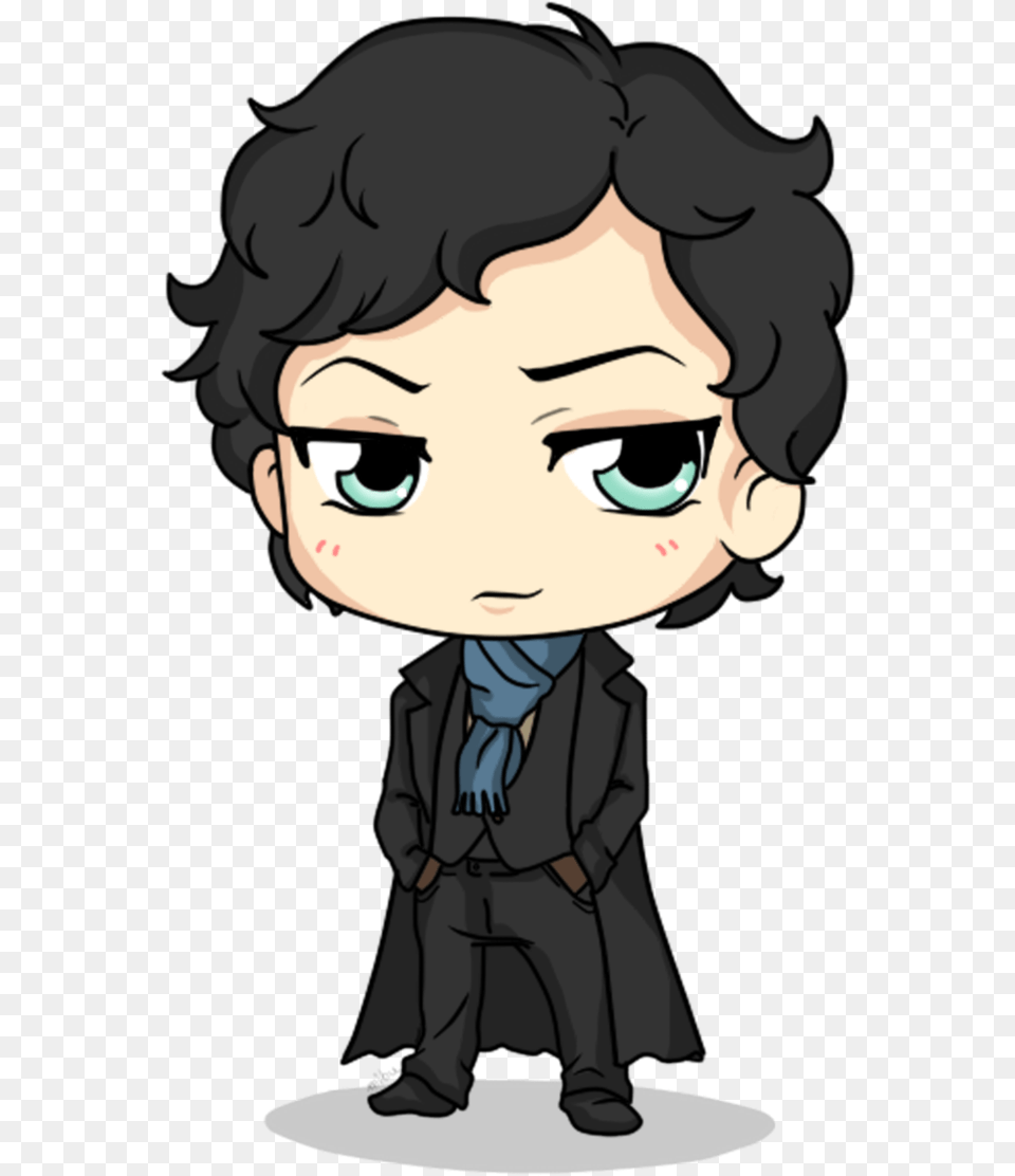 Sherlock By Mibu No Ookami Sherlock Cartoon, Book, Comics, Publication, Adult Free Transparent Png