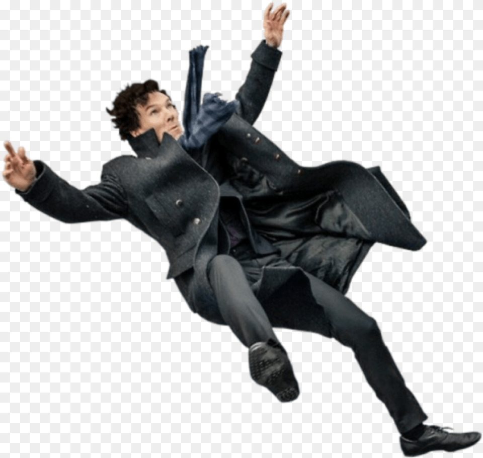 Sherlock Falling Person Falling, Dancing, Leisure Activities, Adult, Man Png Image