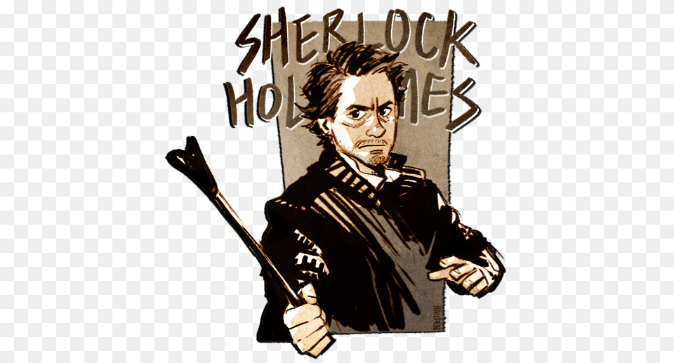 Sherlock Holmes, Adult, Book, Male, Man Free Png Download