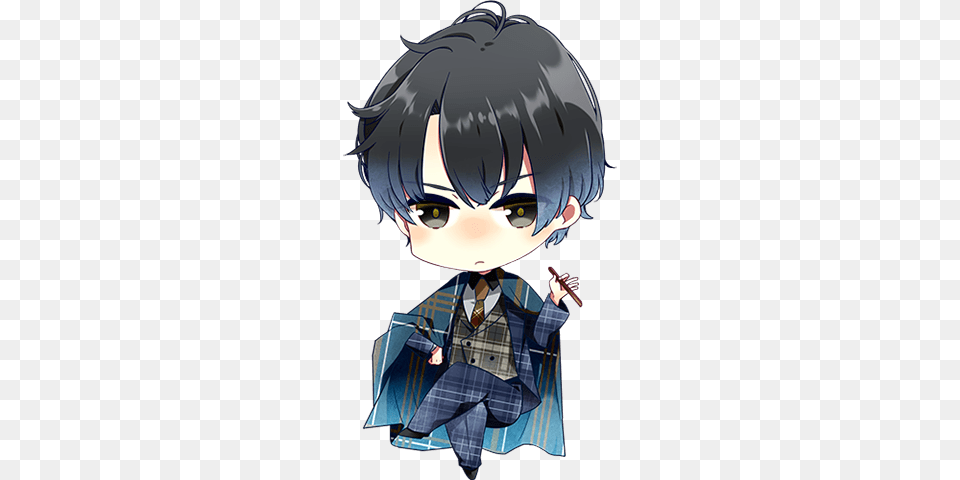 Sherlock Holmes Chibi Sherlock Holmes Guard Me Sherlock, Publication, Book, Formal Wear, Comics Png Image