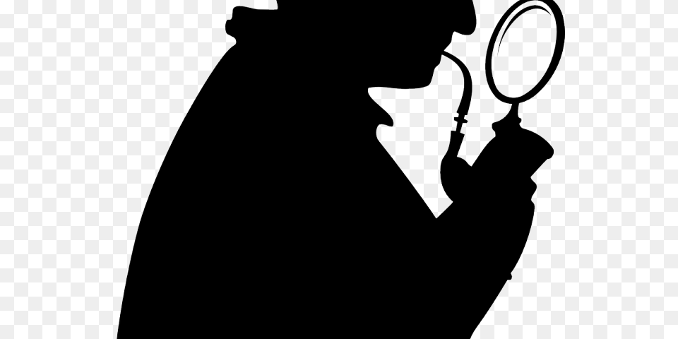 Sherlock Holmes Clipart, Silhouette, Weapon, Ammunition Free Png