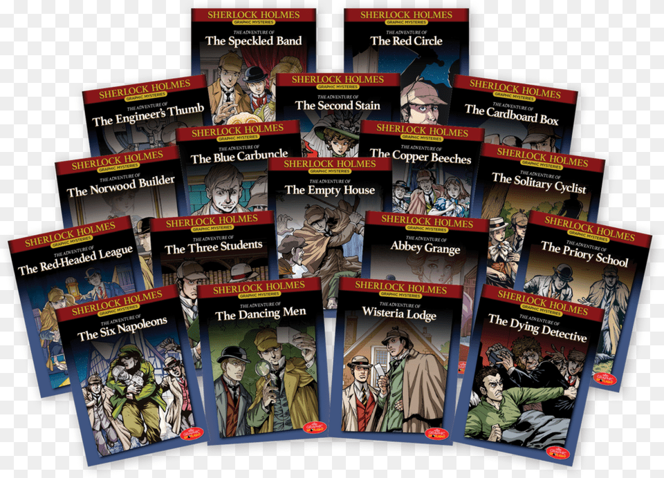 Sherlock Holmes Graphic Mysteries Complete Collection Pc Game, Book, Comics, Publication, Adult Free Png Download