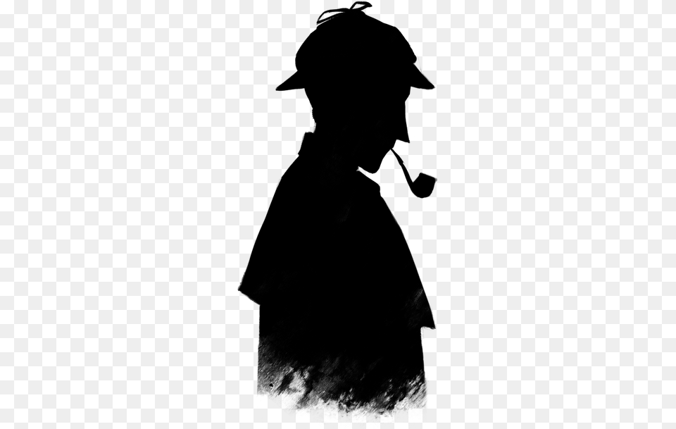 Sherlock Holmes Messages Sticker 7 Illustration, Gray Free Transparent Png