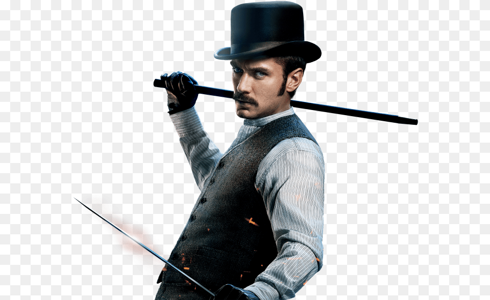 Sherlock Holmes Render Comments Jude Law Dr Watson, Vest, Clothing, Person, Man Free Transparent Png