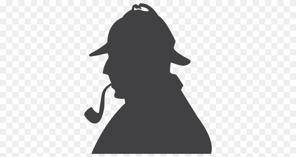 Sherlock Holmes Silhouette, Adult, Female, Person, Woman Free Transparent Png