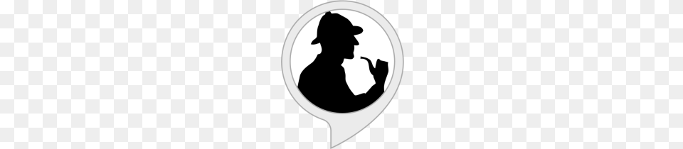 Sherlock Holmes Trivia Alexa Skills, Silhouette, Stencil, Person Png