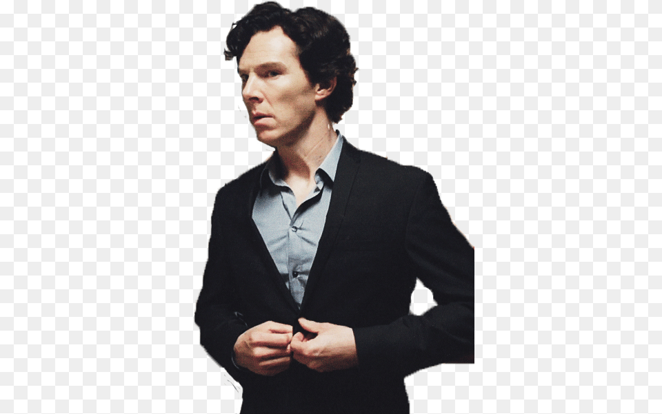 Sherlock Pic Sherlock, Long Sleeve, Male, Person, Jacket Free Png Download