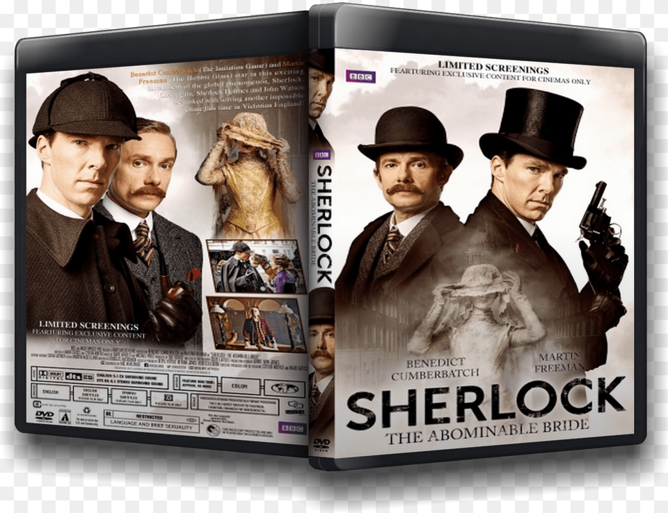 Sherlock The Abominable Bride Dvd Cover, Hat, Clothing, Poster, Person Free Transparent Png