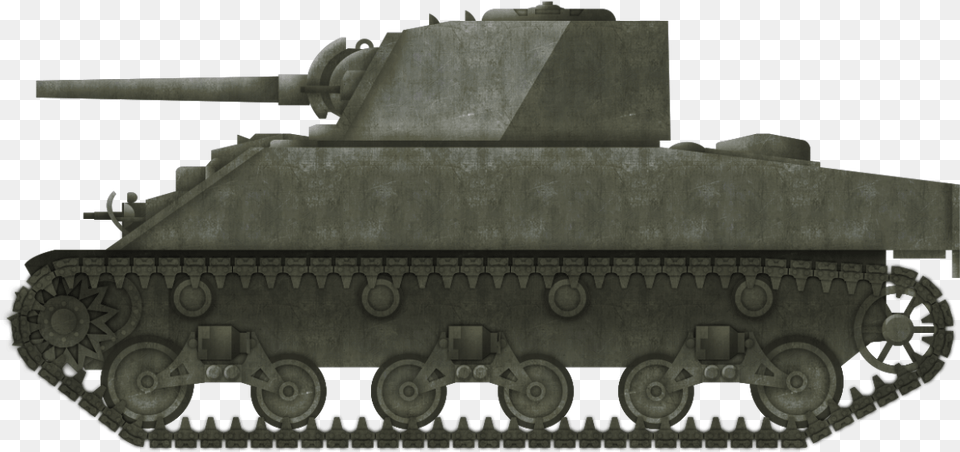 Sherman 3 Inch Gun, Armored, Military, Tank, Transportation Free Transparent Png