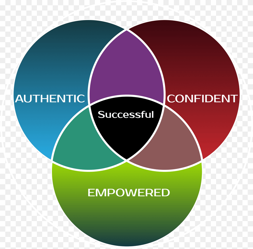 Sherrie Clark Courage To Be Seen Aces Successful Circle, Diagram, Disk, Venn Diagram Png