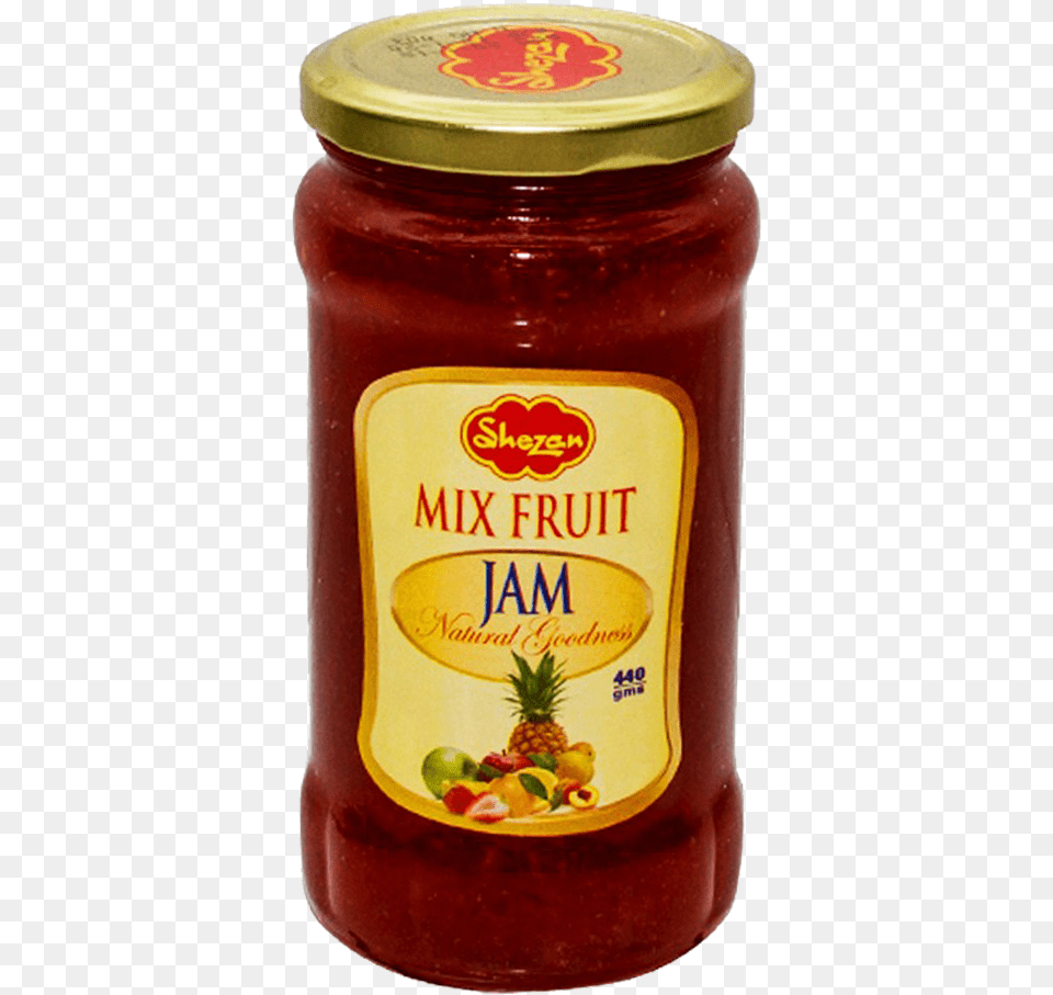 Shezan Jam Mixed Fruit 440 Gm Shezan Juice, Food, Ketchup, Pineapple, Plant Free Png Download
