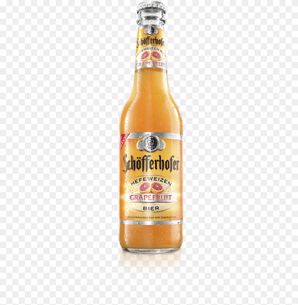 Shg Bottle On White Low Res Schofferhofer Grapefruit Hefeweizen, Alcohol, Beer, Beer Bottle, Beverage Free Transparent Png