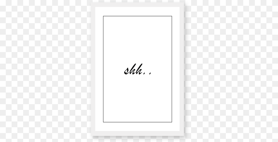 Shh Ivory, Text, White Board, Page Png Image