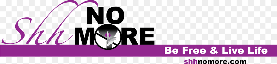 Shh No More Graphic Design, Purple, Logo Free Png