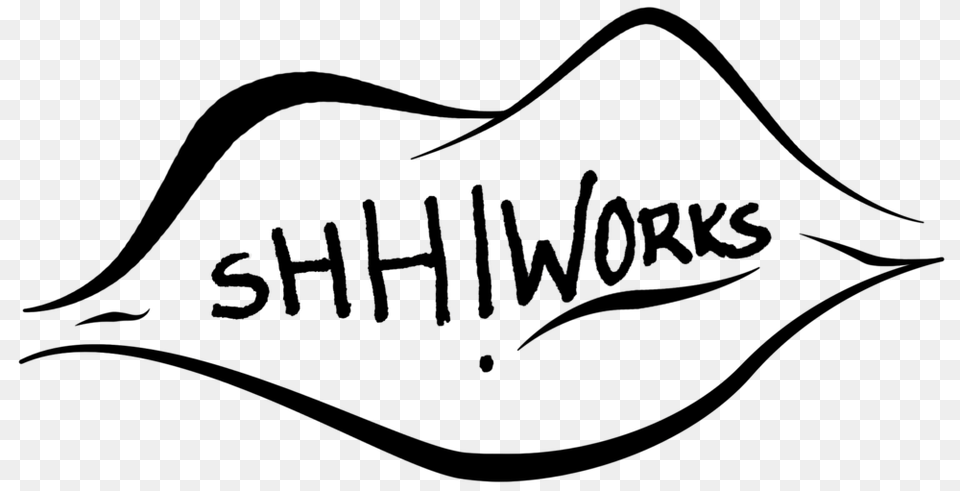 Shh Works, Handwriting, Text Free Png Download