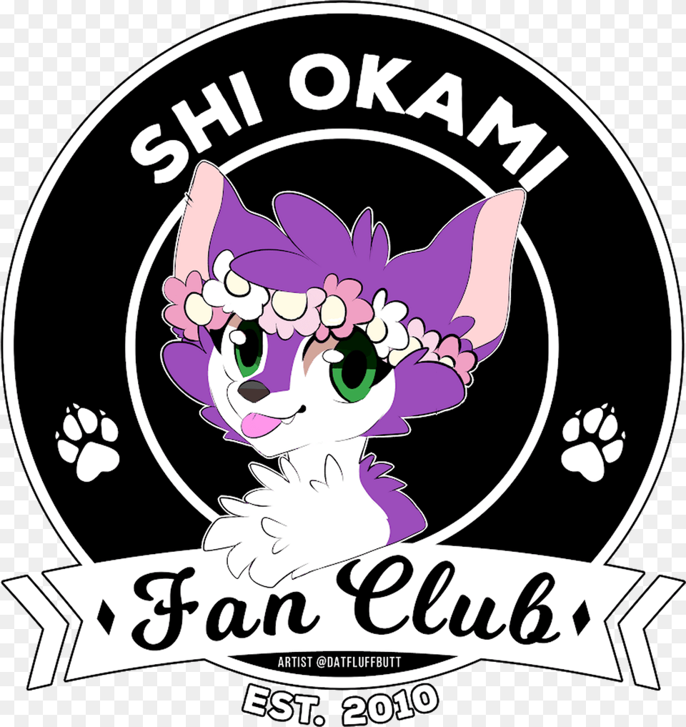 Shi Okami Fan Club Furry Fan Club, Purple, Logo Free Png