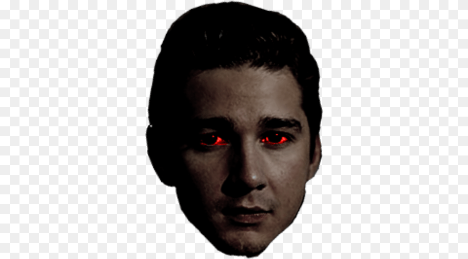 Shia Labeouf Face Shia Labeouf Transparent, Head, Person, Photography, Portrait Png Image