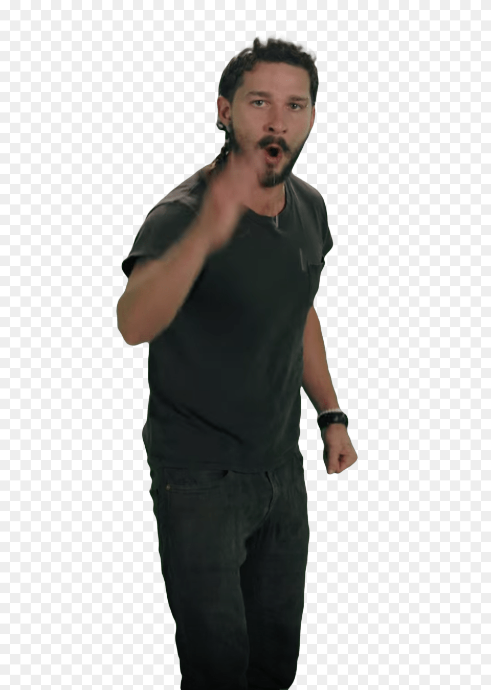 Shia Labeouf Spit, Adult, Face, Head, Male Free Png