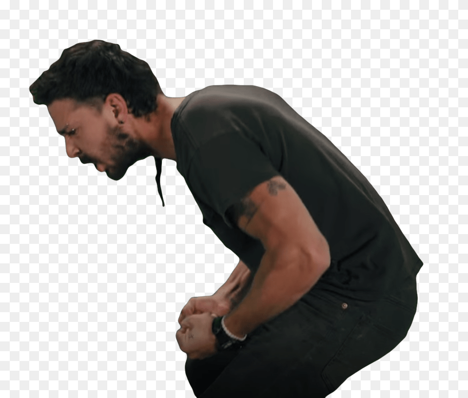 Shia Labeouf Squat, Adult, Face, Head, Male Free Png