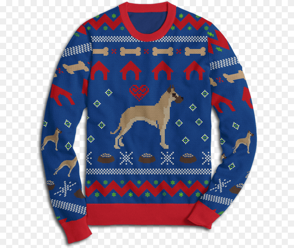 Shiba Inu Christmas Jumper, Clothing, Knitwear, Sweater, Sweatshirt Free Png