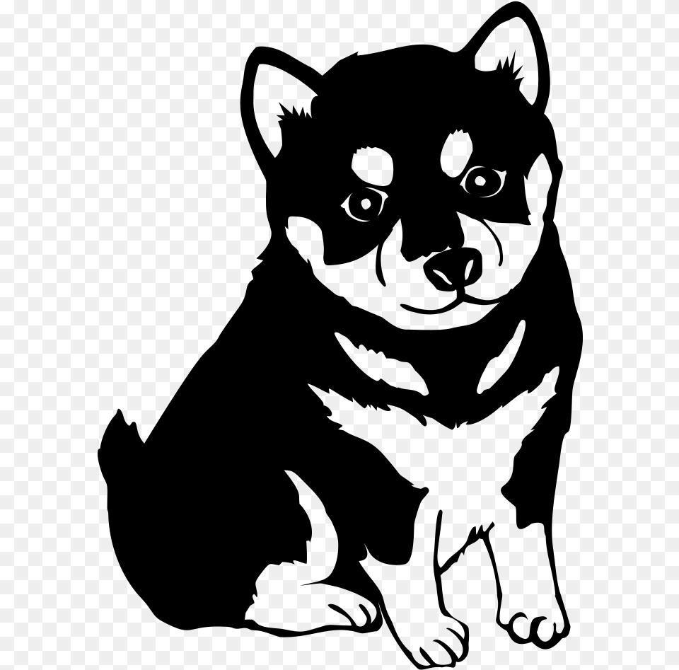 Shiba Inu Dog Silhouette Shiba Inu Clipart Black, Gray Free Transparent Png