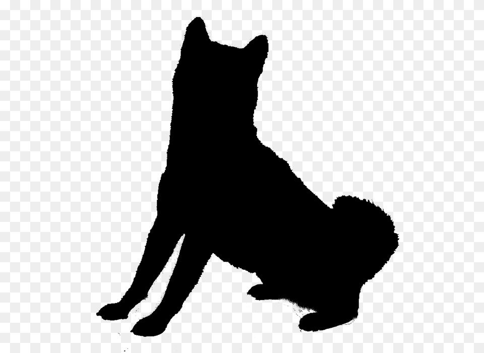 Shiba Inu Silhouette, Symbol, Cross, Text Free Png