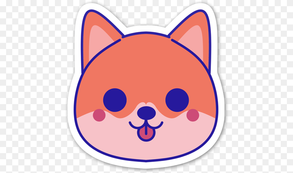 Shiba Inu Stickerapp Happy, Sticker Png Image