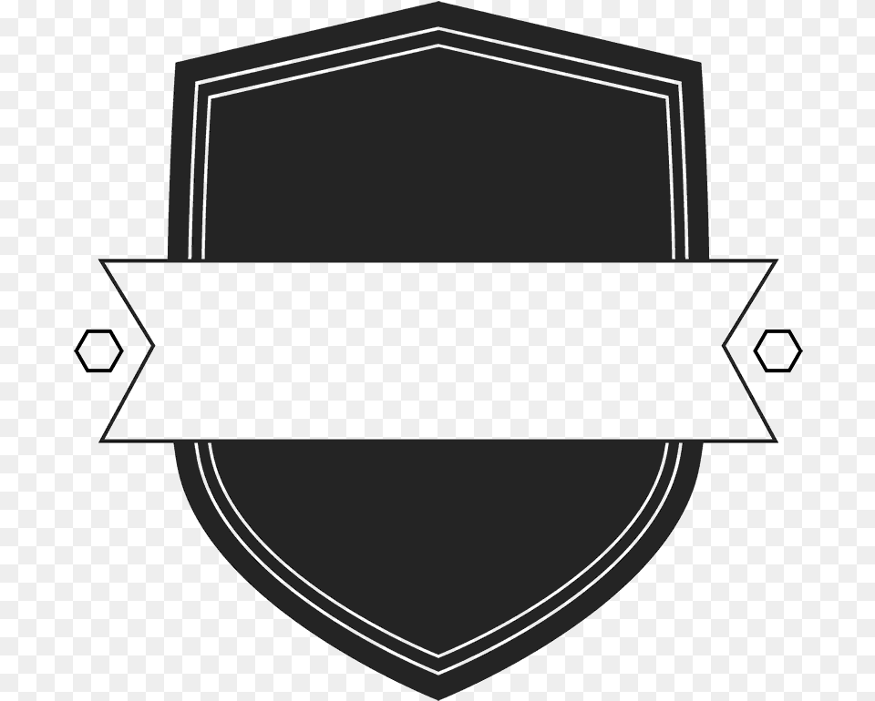 Shield And Banner Shield With Banner, Armor Free Png Download