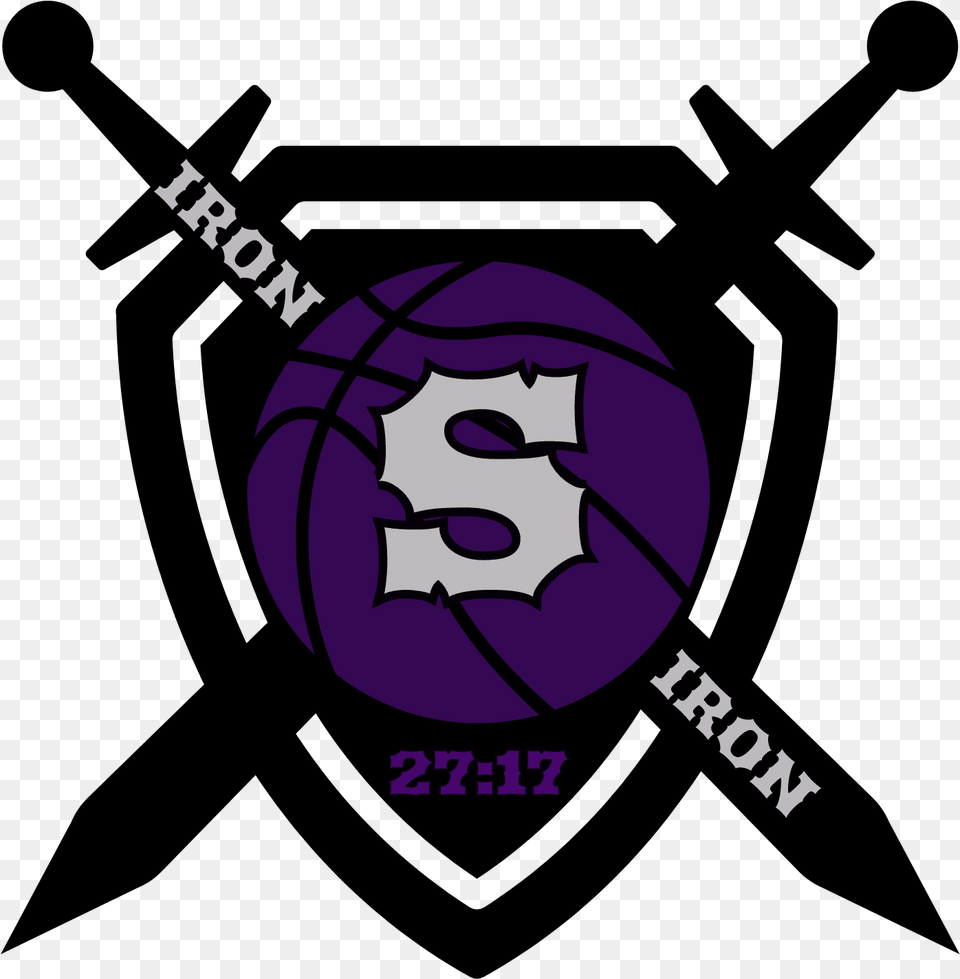 Shield And Sword, Purple, Logo, Face, Head Png