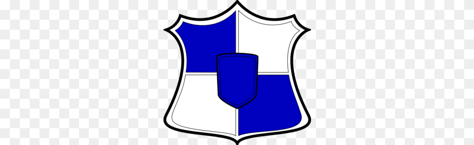 Shield Blue White Clip Art For Web, Armor, Clothing, T-shirt Free Png